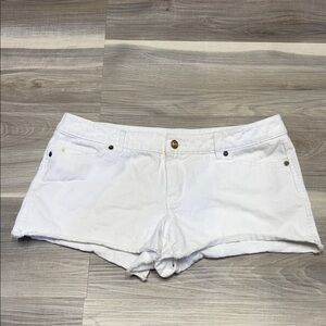 Michael Kors White Jean Shorts size 10